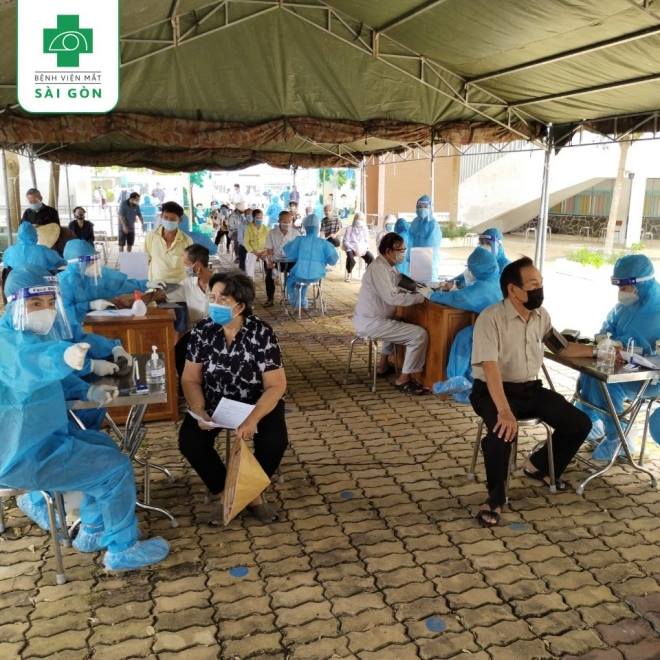 Mắt Sài Gòn Cần Thơ tham gia chiến dịch tiêm chủng 9.000 liều vắc-xin Covid-19