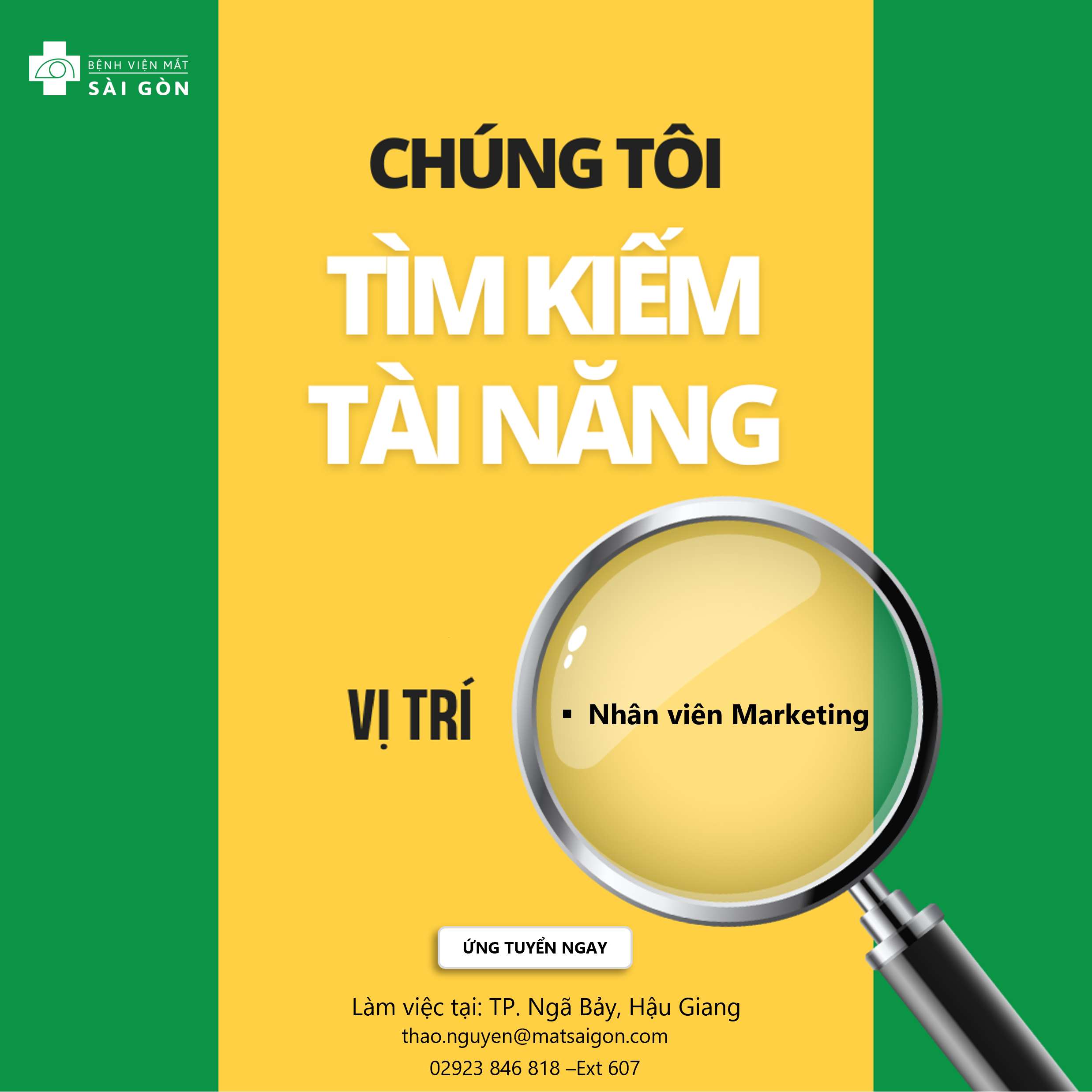 TUYỂN DỤNG MARKETING LÀM VIỆC TẠI NGÃ BẢY HẬU GIANG