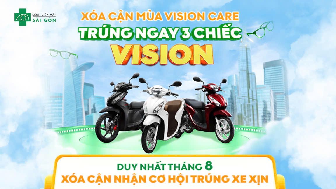 [Tháng 8] Chương trình bốc thăm may mắn tặng 3 xe Honda Vision