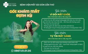 Gói khám mắt định kỳ tiết kiệm chi phí