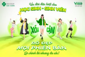 Xóa cận ưu đãi HSSV Mắt Sài Gòn Cần Thơ