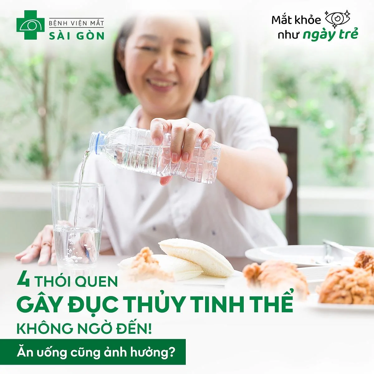 4 Thói quen gây đục thủy tinh thể